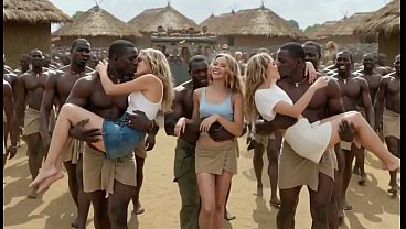 The BEST #78 (((( 3 BRAZILIAN SISTERS “Impregnated” )))) in the AFRICAN sex village BBC! Stretched gaped wrecked brazilian girls gangbang creampie amador big pussy anal hard big dick [AI Generated]